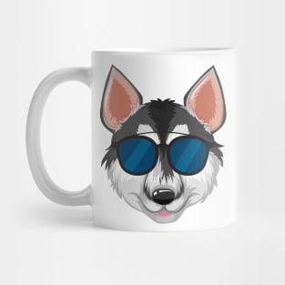 Dog with Glasses Mug